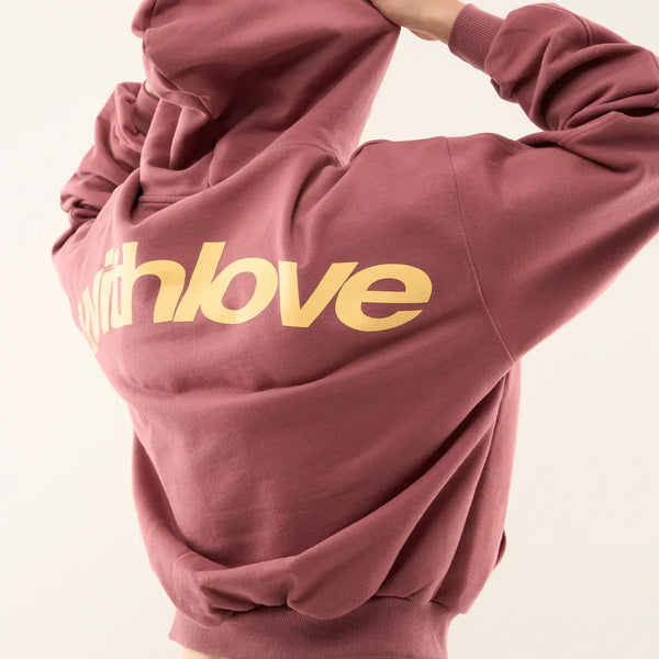 Sudadera con capucha estampada