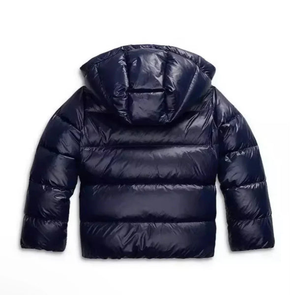 Chaqueta acolchada corta con capucha