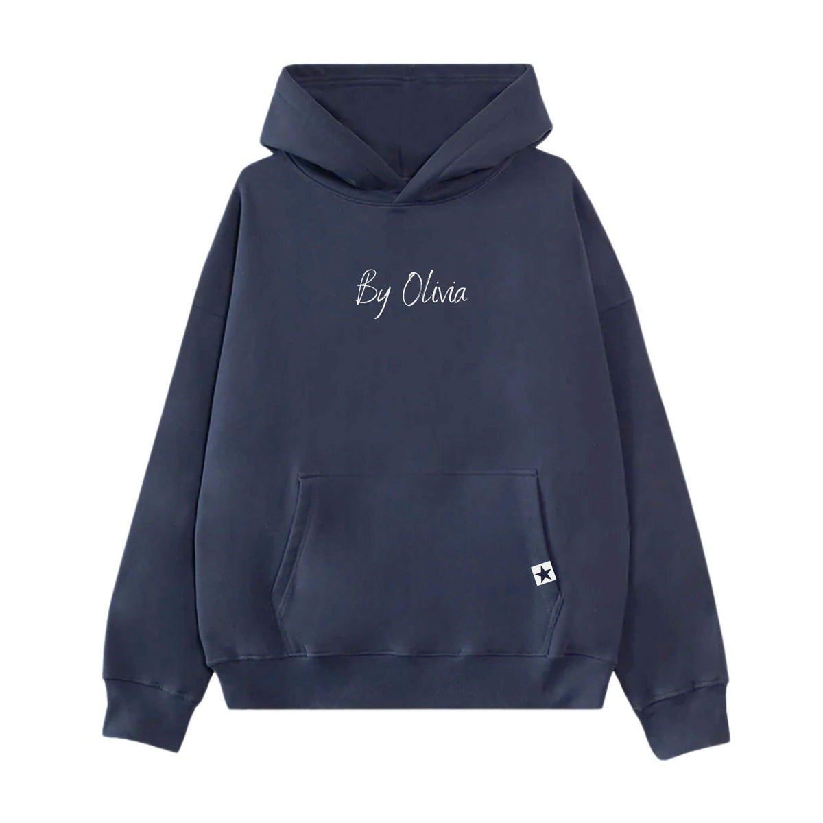 Sudadera con Capucha Alas Blancas