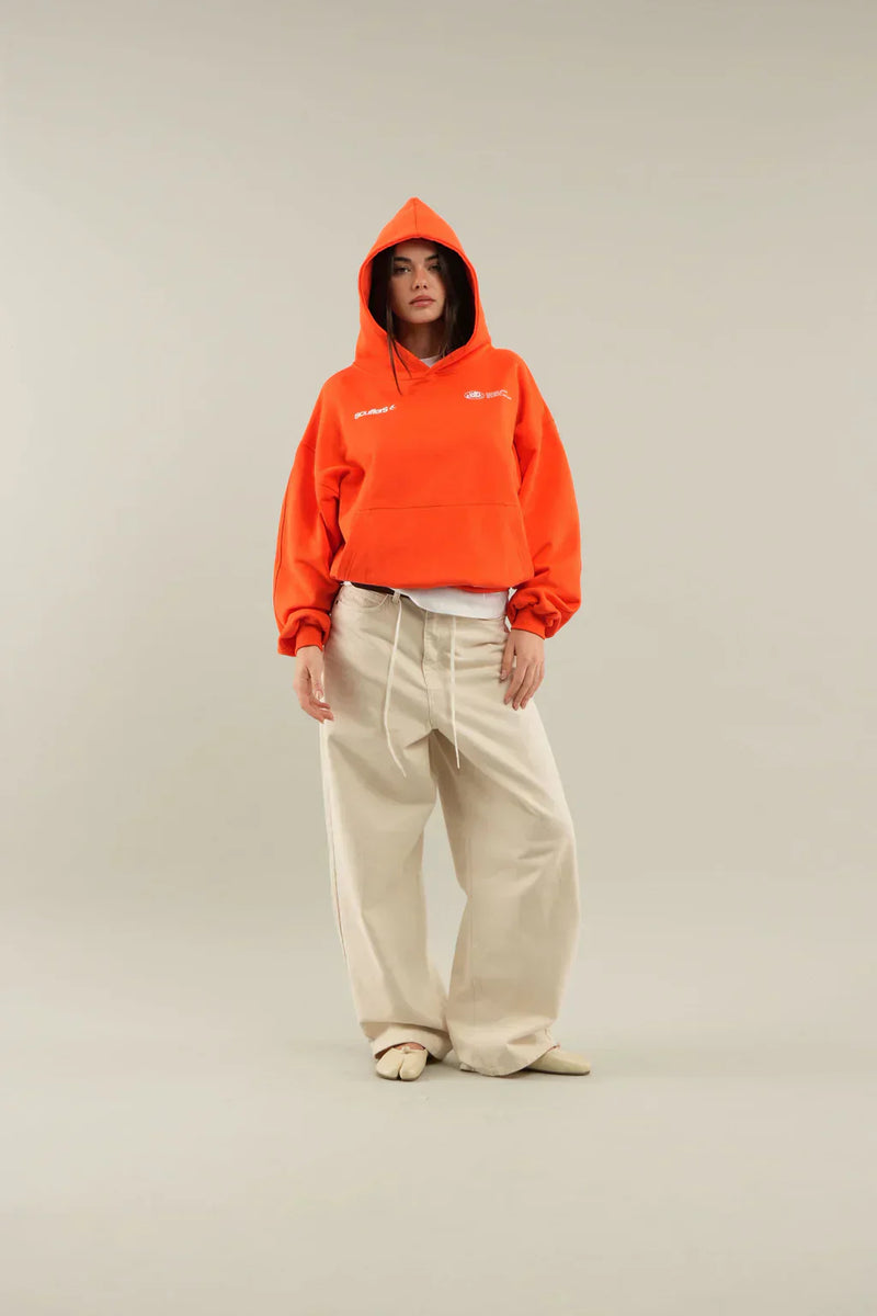 Sudadera con capucha estampada