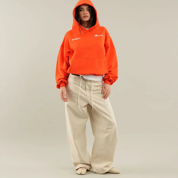 Sudadera con capucha estampada