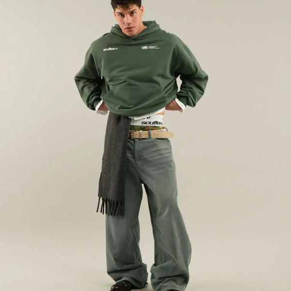 Sudadera con capucha estampada