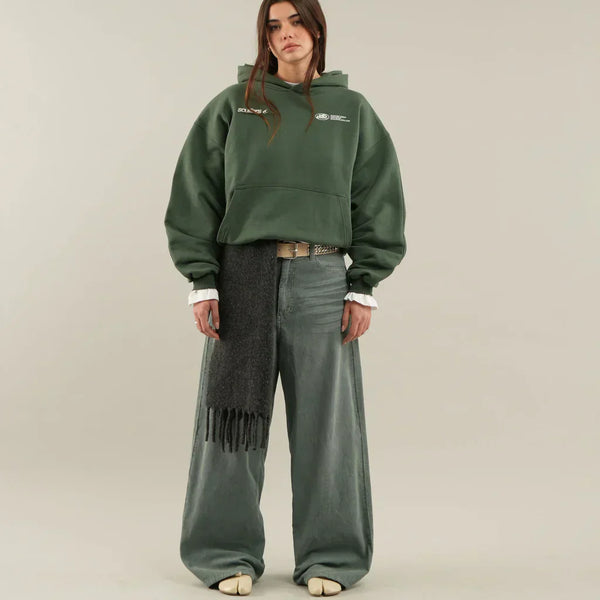 Sudadera con capucha estampada