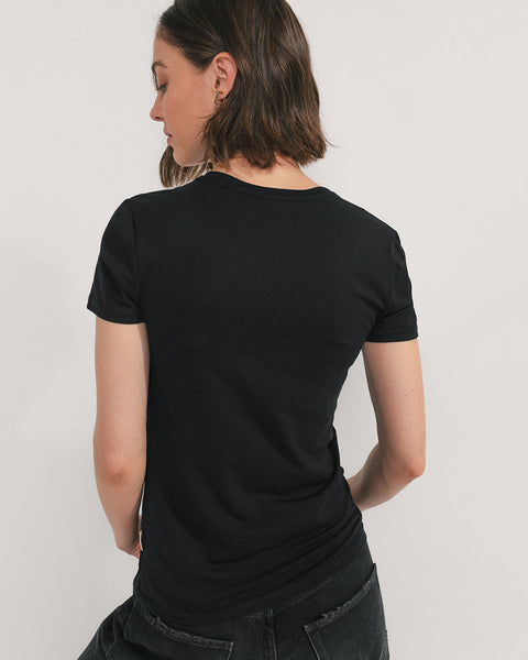 Camiseta ajustada de manga corta