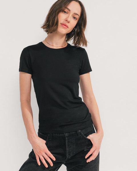 Camiseta ajustada de manga corta