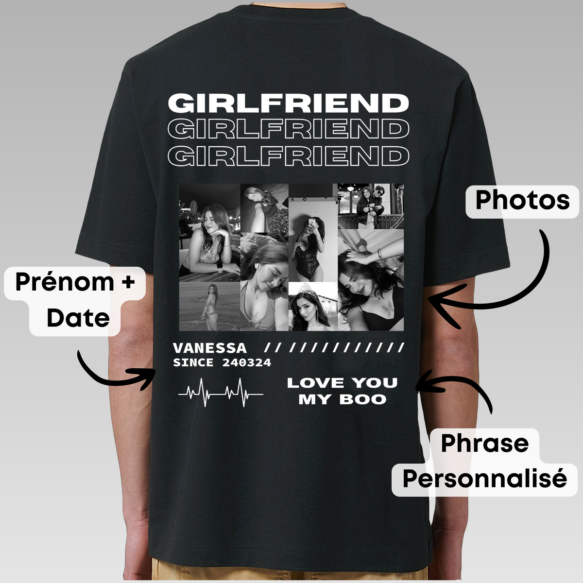 Camiseta personalizada con fotos