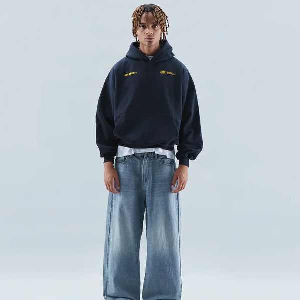 Sudadera con capucha estampada