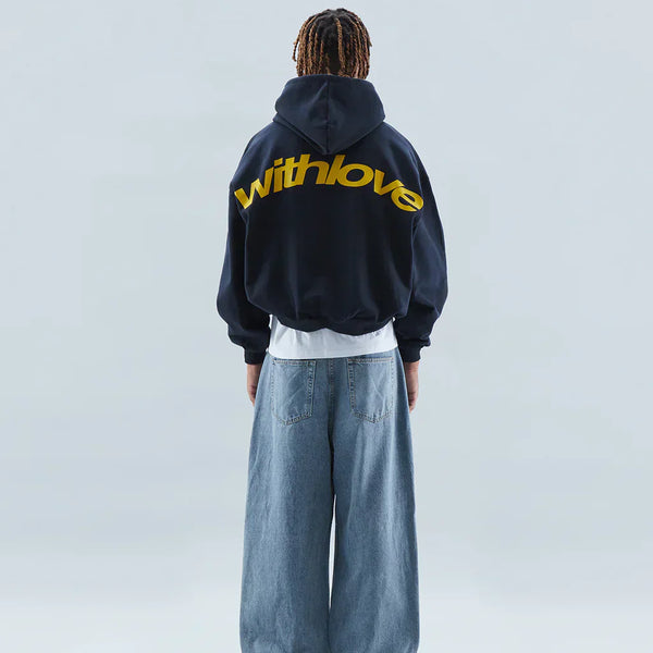 Sudadera con capucha estampada